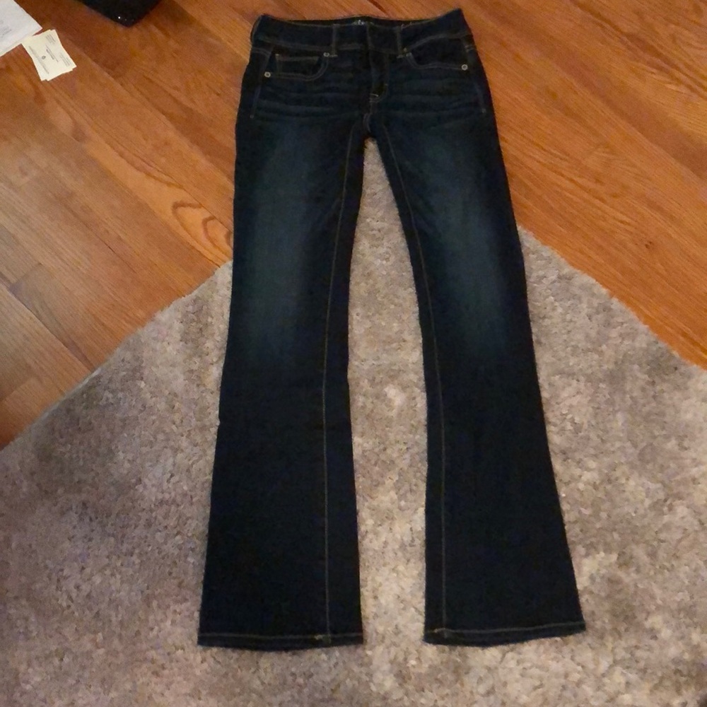 Dark American eagle jeans